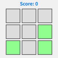 Speed LightsOut ゲーム画面例